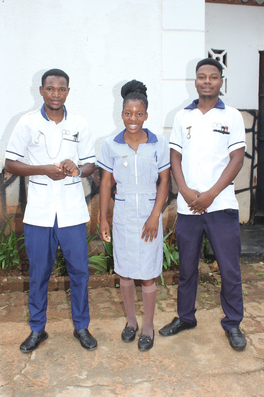 Southern School of Nursing students in uniform